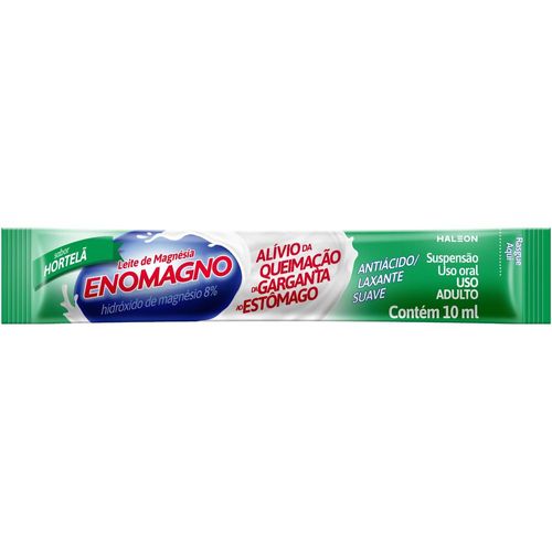 Leite de Magnésia EnoMagno Hortelã Sachê 10ml
