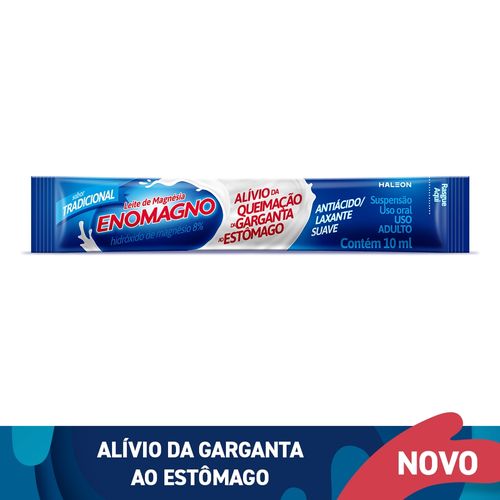 Leite de Magnésia EnoMagno Hortelã Tradicional 10ml