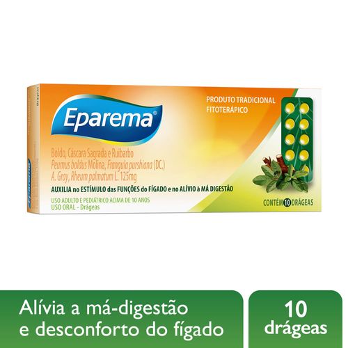Eparema 125mg com 10 Drágeas