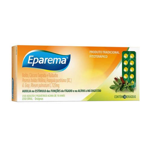 Eparema 125mg com 10 Drágeas