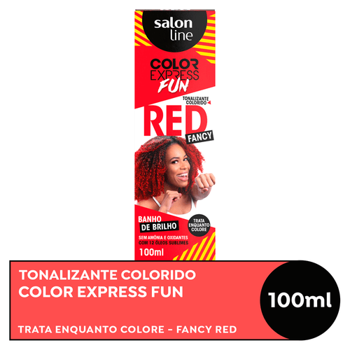 Tonalizante Salon Line Color Express Fun Fancy Red Kit 100ml