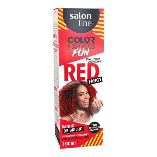 Tonalizante Salon Line Color Express Fun Fancy Red Kit 100ml