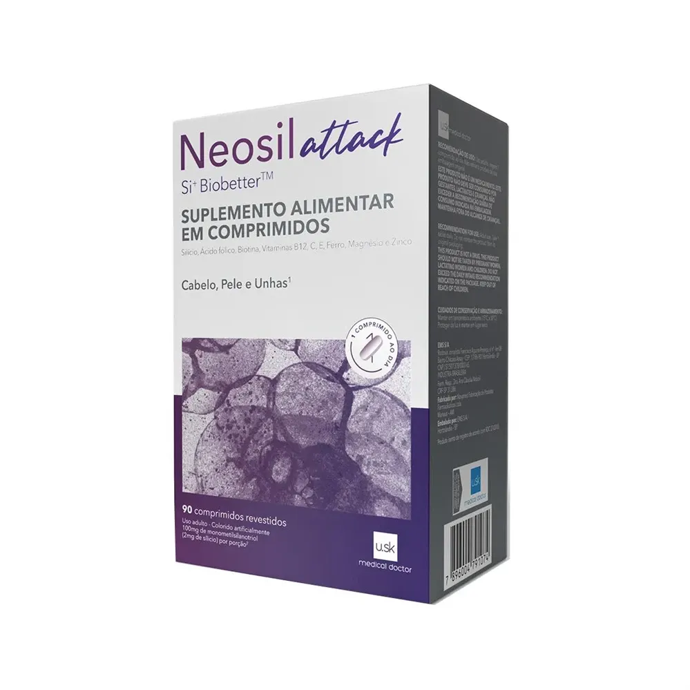 Neosil Attack 100mg com 90 Comprimidos