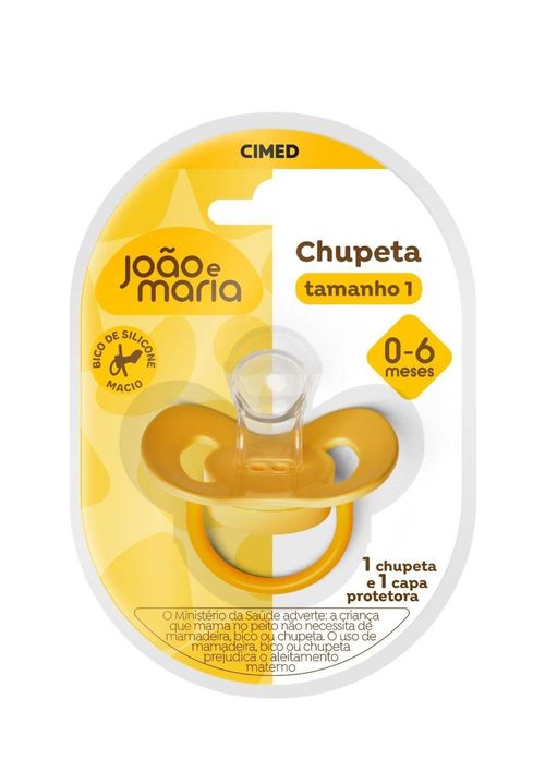 Chupeta João e Maria Tamanho 1