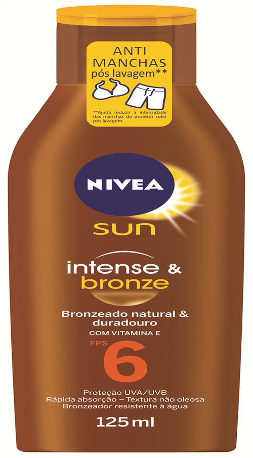 Nivea Sun Loção Bronzeadora Intense & Bronze FPS 6 125ml