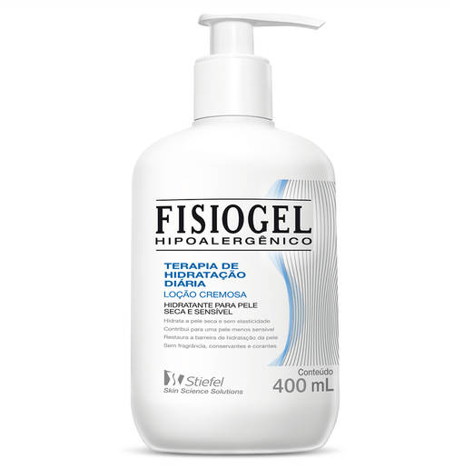 Loção Cremosa Fisiogel Terapia de Hidratação Diária 400ml