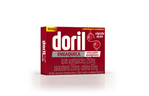 Doril Enxaqueca com 18 comprimidos