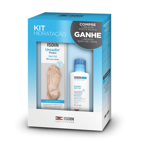 Kit Gel Ureadin Podos 80,25g 200ml Grátis Gel de Banho Hidratante 5% 100ml
