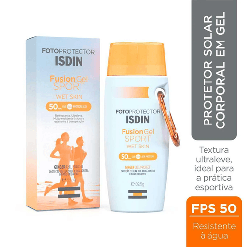 Protetor Solar Gel Isdin Fotoprotector Fusion Gel Sport 89,5g