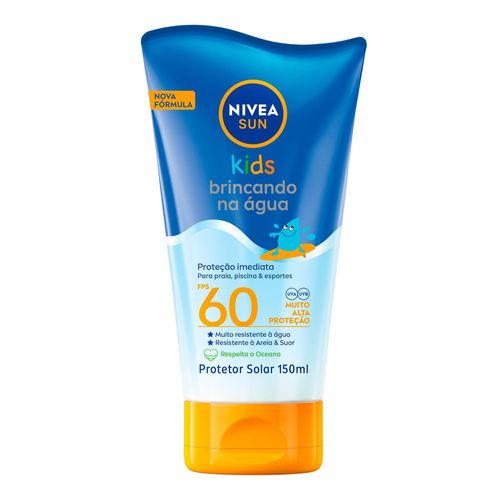 Nivea Sun Protetor Solar Kids Brincando na Água FPS 60 150ml