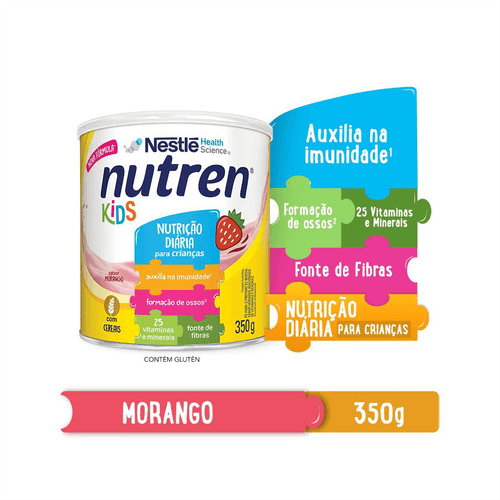 Complemento Alimentar Nutren Kids Morango 350g