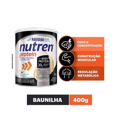 Suplemento Alimentar Nutren Protein Baunilha Lata 400g