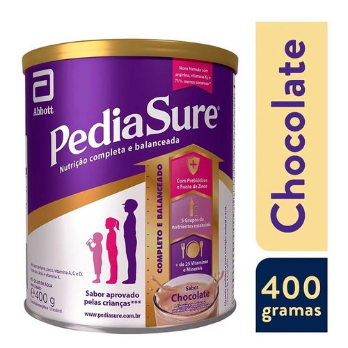 Suplemento Alimentar Infantil Pediasure Chocolate Pó 400g