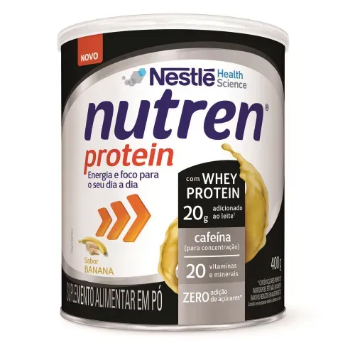 Suplemento Alimentar Nutren Protein Banana Lata 400g