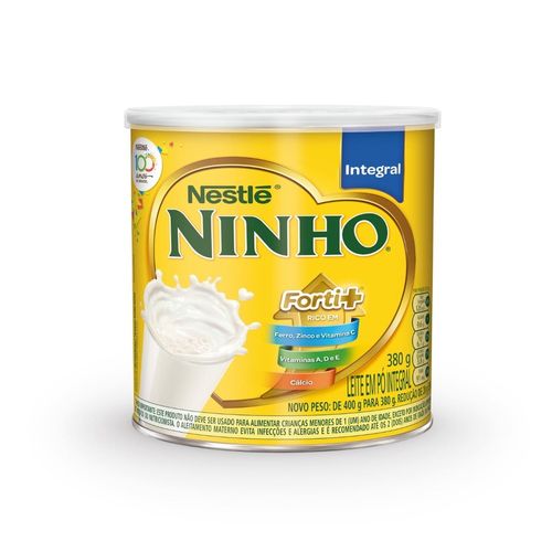 Leite Em Pó Ninho Integral 380g