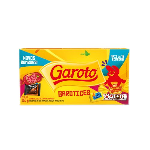 Bombom Garoto Sortido Caixa 250g