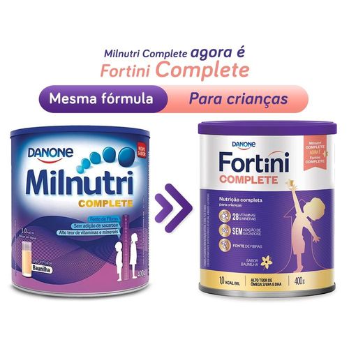 Suplemento Fortini Complete Baunilha 400g