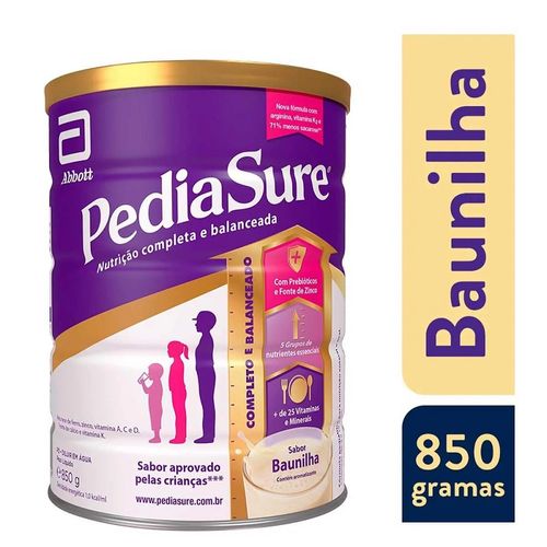 Suplemento Alimentar Infantil Pediasure Baunilha Pó 850g