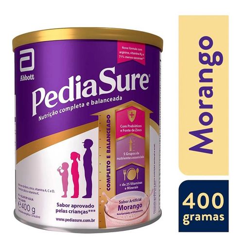 Suplemento Alimentar Infantil Pediasure Morango Pó 400g