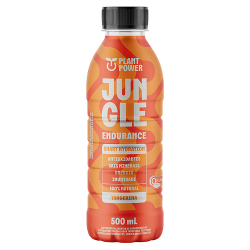 Isotônico Orgânico Tangerina Plant Power Jungle Endurance Frasco 500ml