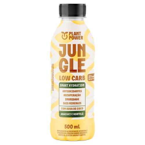 Isotônico Orgânico Plant Power Jungle Abacaxi e Hortelã 500ml