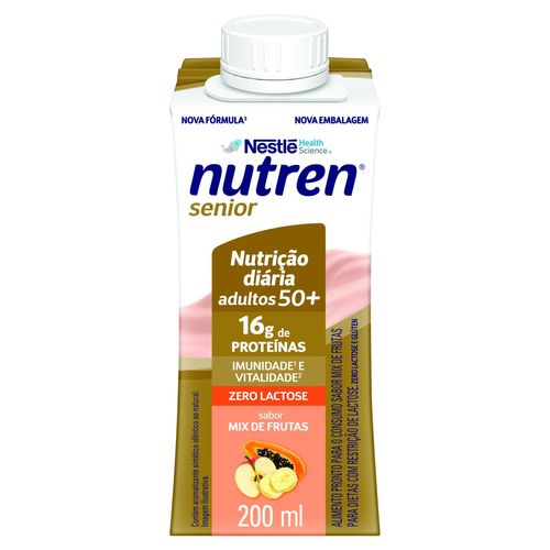 Complemento Alimentar Mix de Frutas Zero Lactose Nutren Senior 200ml
