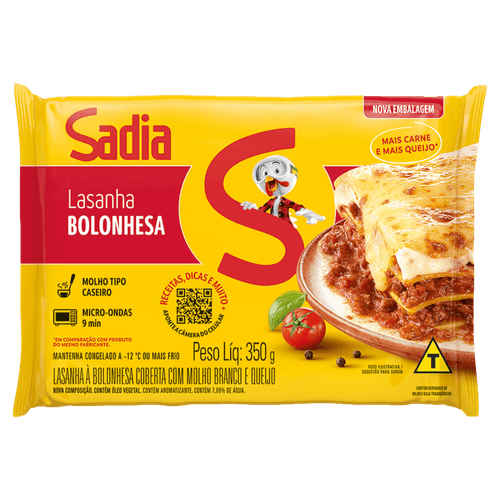 Sadia Mini Lasanha Bolonhesa 350g