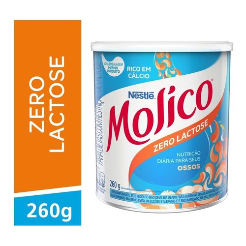 Composto Lácteo em Pó Molico Zero Lactose 260g