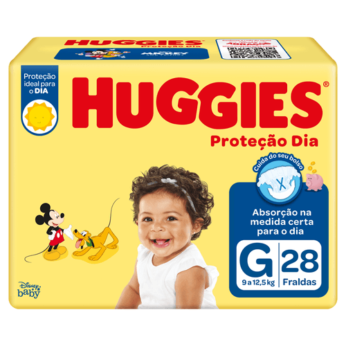 Fralda Huggies Proteção Dia G com 28 Unidades