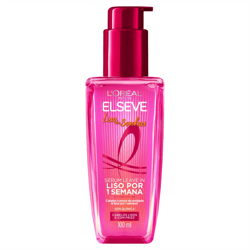 Sérum Leave In L'Oreal Elseve Liso dos Sonhos 100ml