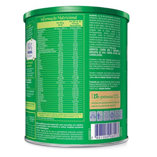 Fórmula Infantil Nestogeno 1 800g