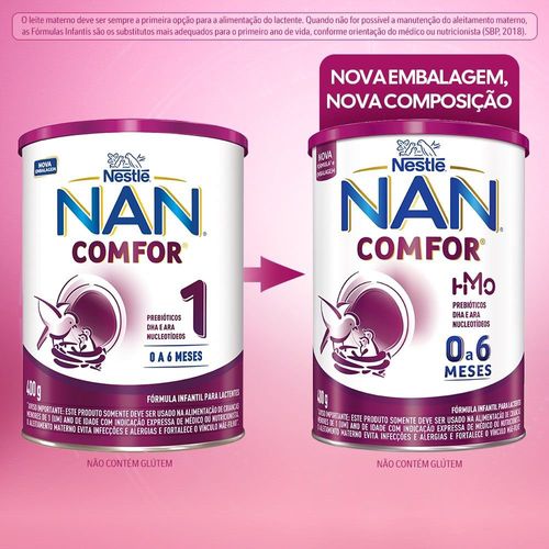 Fórmula Infantil NAN Comfor 1 400g