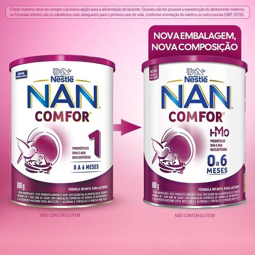 Fórmula Infantil NAN Comfor 1 800g