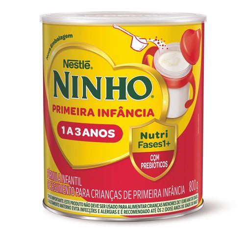 Fórmula Infantil Ninho Primeira Infância Nutri Fases 1+ 800g