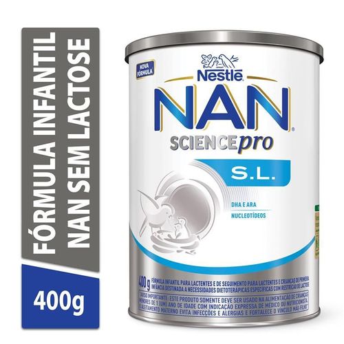 Fórmula Infantil NAN Sem Lactose 400g