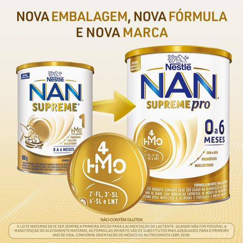 Fórmula Infantil NAN Supreme 1 HM0 800g