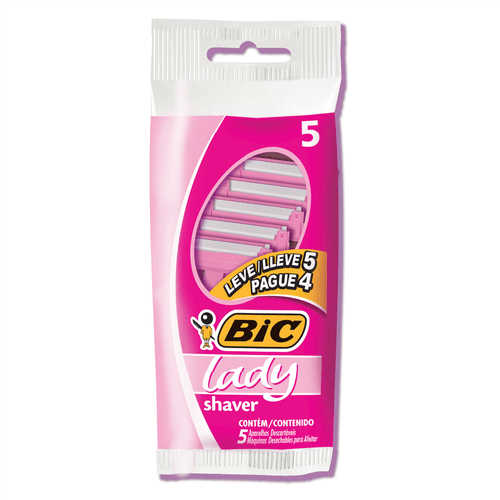 Aparelho de Barbear Bic Lady Shaver leve 5 pague 4