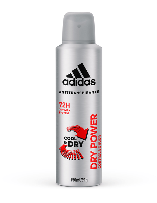 Desodorante Aerosol Adidas Dry Power Masculino 150ml