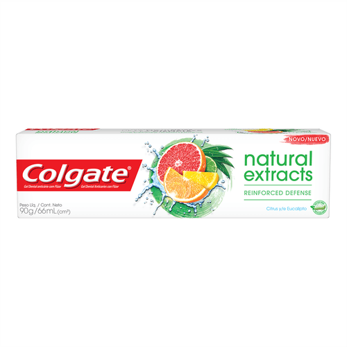 Gel Dental Colgate Natural Extracts Reinforced Defense 90g