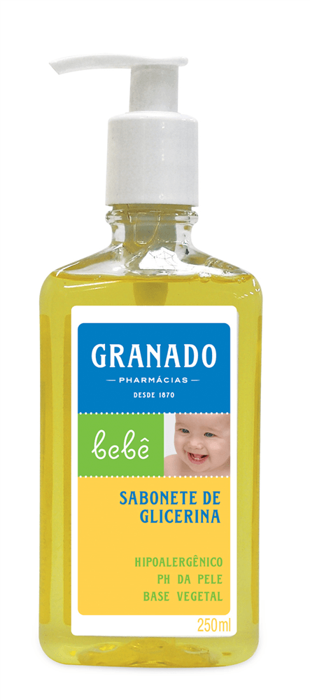Sabonete Líquido Granado Bebê Glicerina Tradicional 250ml