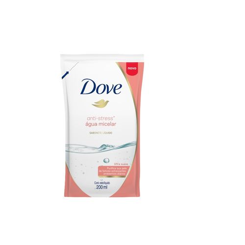 Sabonete Líquido Dove Anti-Stress Água Micelar Refil 200ml