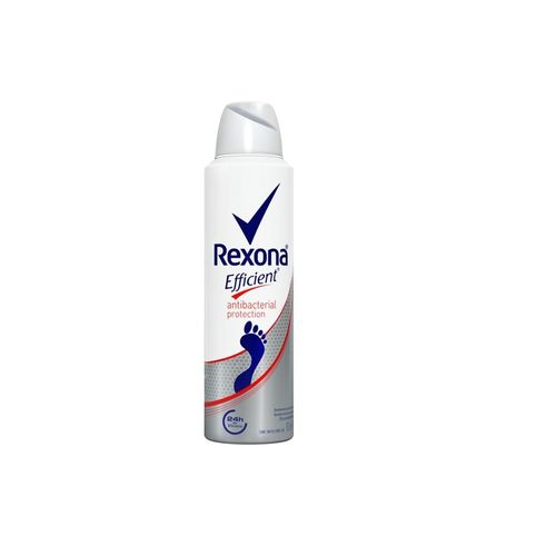 Desodorante Aerosol Para Pés Rexona Efficient Antibacterial 153ml