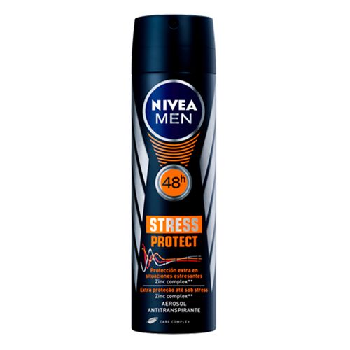 Desodorante Aerosol Nivea Stress Protect 150ml Masculino
