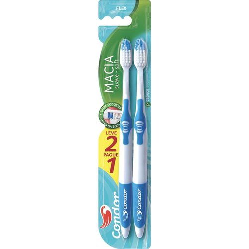 Escova dental Condor flex medic macia leve 2 pague 1