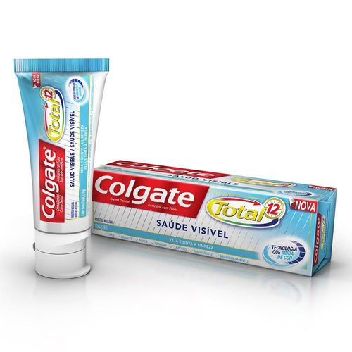 Creme Dental Colgate Total 12 Saúde Visível 70g