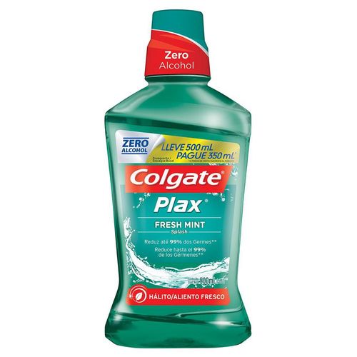 Enxaguante Bucal Colgate Plax Fresh Mint 500ML
