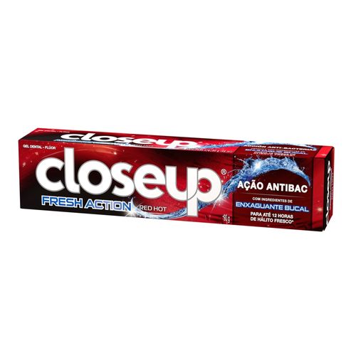 Gel Dental Close Up Fresh Action Red Hot 90g