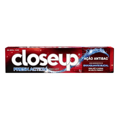 Gel Dental Close Up Fresh Action Red Hot 90g