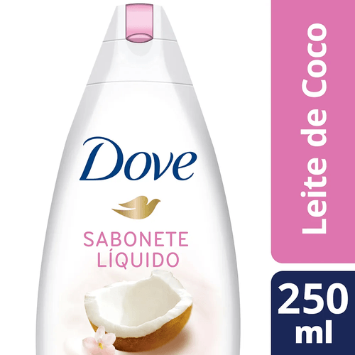 Sabonete Líquido Dove Delicious Care Leite de Coco e Pétalas de Jasmim 250ml