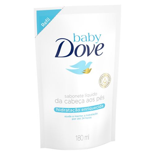 Sabonete Líquido Dove Baby Hidratação Enriquecida Refil 180ml